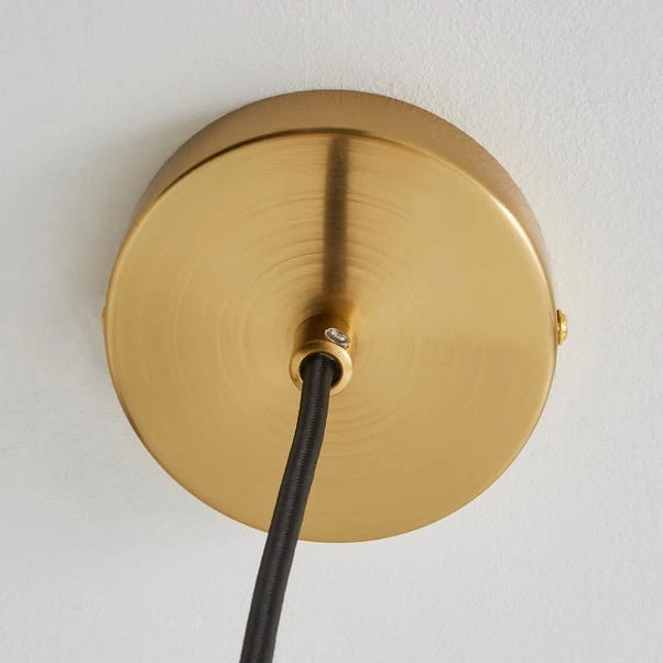 Dunelm Amber Retro 1 Light Pendant Ceiling Fitting 6 Dunelm Amber Retro 1 Light Pendant Ceiling Fitting - Image 4