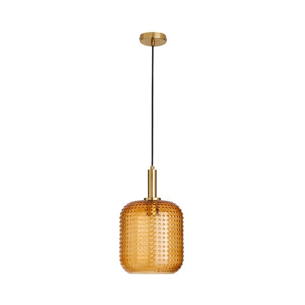 Dunelm Amber Retro 1 Light Pendant Ceiling Fitting 7 Dunelm Amber Retro 1 Light Pendant Ceiling Fitting - Image 5