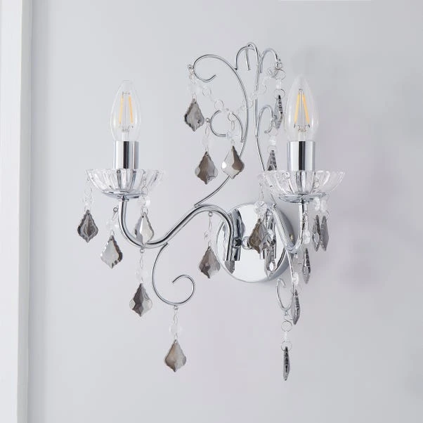 Dunelm Sophy 2 Light Wall Light 4 Dunelm Sophy 2 Light Wall Light - Image 2
