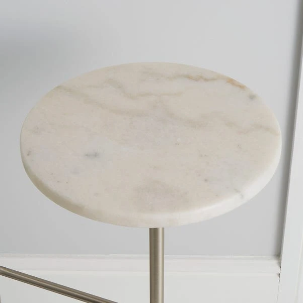 Dunelm Carrara Marble Base Floor Lamp With Table 5 Dunelm Carrara Marble Base Floor Lamp With Table - Image 3