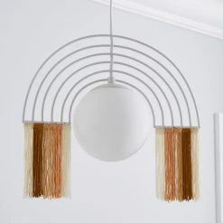 Dunelm Rainbow Fringe Ceiling Fitting 8 Dunelm Rainbow Fringe Ceiling Fitting -Dunelm Shop 30732671 alt01