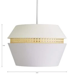 Dunelm Amira Cane Easy Fit Pendant Shade -Dunelm Shop 30738670 alt07