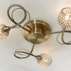 Vogue Lighting Vogue Malden 3 Light Flush Ceiling Fitting 13 Vogue Lighting Vogue Malden 3 Light Flush Ceiling Fitting -Dunelm Shop 30742697 alt05