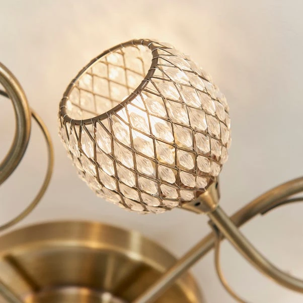 Vogue Lighting Vogue Malden 5 Light Flush Ceiling Fitting 7 Vogue Lighting Vogue Malden 5 Light Flush Ceiling Fitting - Image 5