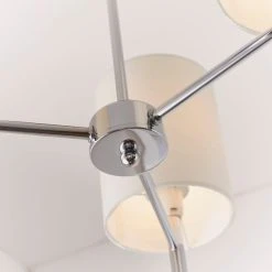 Vogue Lighting Vogue Dewey Chrome 3 Light Flush Ceiling Fitting -Dunelm Shop 30743005 alt04