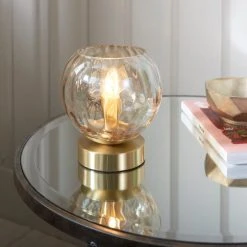 Vogue Lighting Vogue Arkoma Glass Table Lamp 12 Vogue Lighting Vogue Arkoma Glass Table Lamp -Dunelm Shop 30743014 alt04