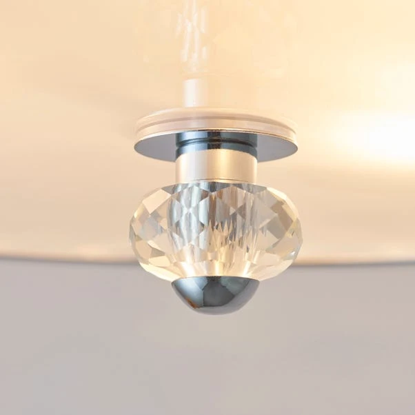 Vogue Lighting Vogue Crystal Hudson 3 Light Flush Ceiling Fitting 8 Vogue Lighting Vogue Crystal Hudson 3 Light Flush Ceiling Fitting - Image 6