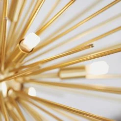 Vogue Lighting Vogue Sapelo 9 Light Sputnik Chandelier 12 Vogue Lighting Vogue Sapelo 9 Light Sputnik Chandelier -Dunelm Shop 30743060 alt04