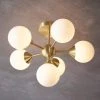 Vogue Lighting Vogue Elberton 6 Light 43cm Flush Chandelier -Dunelm Shop 30743062