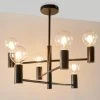 Vogue Lighting Vogue Forsan 6 Light Flush Chandelier 2 Vogue Lighting Vogue Forsan 6 Light Flush Chandelier -Dunelm Shop 30743078