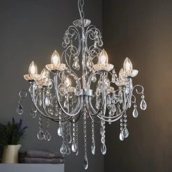 Vogue Lighting Vogue Tabitha 8 Light 69cm Bathroom Chandelier
