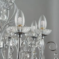 Vogue Lighting Vogue Tabitha 8 Light 69cm Bathroom Chandelier -Dunelm Shop 30743103 alt02