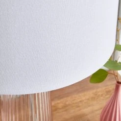 Dunelm Aero Ribbed Glass Table Lamp 11 Dunelm Aero Ribbed Glass Table Lamp -Dunelm Shop 30752886 alt03