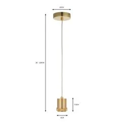 Dunelm Arran Bathroom Flex Ceiling Fitting -Dunelm Shop 30752902 alt07