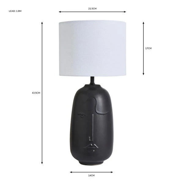 Dunelm Faces Table Lamp 8 Dunelm Faces Table Lamp - Image 6