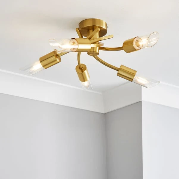 Dunelm Corvus 5 Light Ceiling Fitting 3 Dunelm Corvus 5 Light Ceiling Fitting