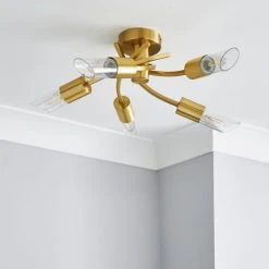 Dunelm Corvus 5 Light Ceiling Fitting 9 Dunelm Corvus 5 Light Ceiling Fitting -Dunelm Shop 30752909 alt01