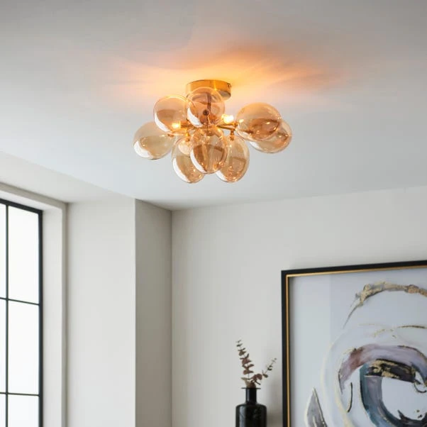 Vogue Lighting Vogue Dianthe 3 Light Ceiling Fitting 5 Vogue Lighting Vogue Dianthe 3 Light Ceiling Fitting - Image 3