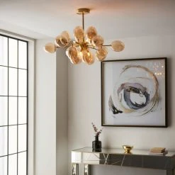 Vogue Lighting Vogue Dianthe 6 Light Ceiling Fitting 10 Vogue Lighting Vogue Dianthe 6 Light Ceiling Fitting -Dunelm Shop 30752911 alt02