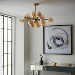 Vogue Lighting Vogue Dianthe 6 Light Ceiling Fitting 11 Vogue Lighting Vogue Dianthe 6 Light Ceiling Fitting -Dunelm Shop 30752911 alt03