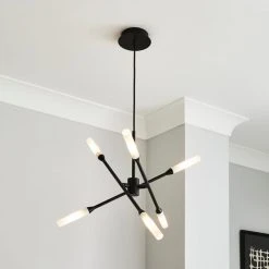 Elements Fontain 6 Light Ceiling Fitting