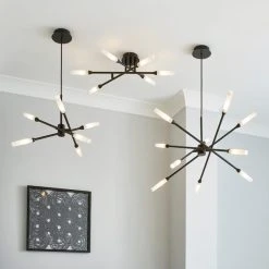 Elements Fontain 6 Light Ceiling Fitting -Dunelm Shop 30752917 alt06