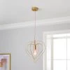 Dunelm Heart 1 Light Pendant Ceiling Fitting 1 Dunelm Heart 1 Light Pendant Ceiling Fitting -Dunelm Shop 30752919