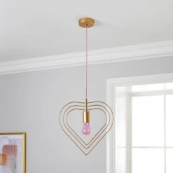Dunelm Heart 1 Light Pendant Ceiling Fitting -Dunelm Shop 30752919 alt06
