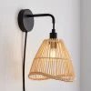 Elements Jaula Rattan Easy Fit Plug In Wall Light 2 Elements Jaula Rattan Easy Fit Plug In Wall Light -Dunelm Shop 30752930