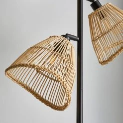 Elements Jaula 3 Light Rattan Floor Lamp 10 Elements Jaula 3 Light Rattan Floor Lamp -Dunelm Shop 30752932 alt02