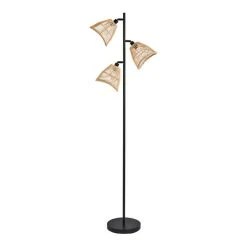 Elements Jaula 3 Light Rattan Floor Lamp 12 Elements Jaula 3 Light Rattan Floor Lamp -Dunelm Shop 30752932 alt05