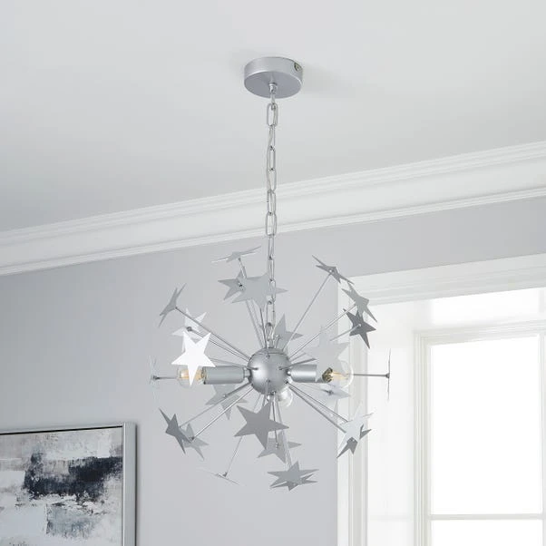 Dunelm Star Sputnik 6 Light Ceiling Fitting 4 Dunelm Star Sputnik 6 Light Ceiling Fitting - Image 2