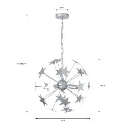 Dunelm Star Sputnik 6 Light Ceiling Fitting 13 Dunelm Star Sputnik 6 Light Ceiling Fitting -Dunelm Shop 30752945 alt07