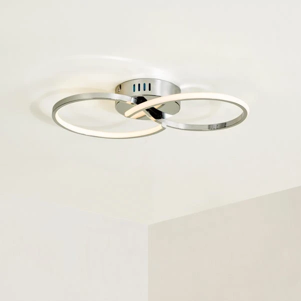 Dunelm Infinity LED Ceiling Fitting 3 Dunelm Infinity LED Ceiling Fitting