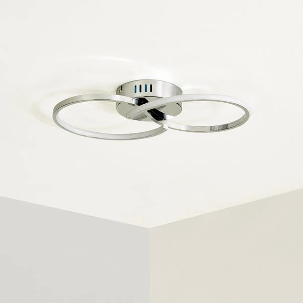 Dunelm Infinity LED Ceiling Fitting 4 Dunelm Infinity LED Ceiling Fitting - Image 2