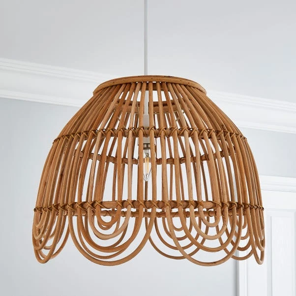 Dunelm Miah Rattan Easy Fit Pendant 4 Dunelm Miah Rattan Easy Fit Pendant - Image 2