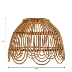 Dunelm Miah Rattan Easy Fit Pendant 11 Dunelm Miah Rattan Easy Fit Pendant -Dunelm Shop 30753345 alt07