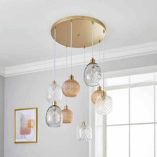 Dunelm Elodie 8 Light Cluster Ceiling Fitting 4 Dunelm Elodie 8 Light Cluster Ceiling Fitting - Image 2