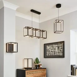 Dunelm Depere Integrated LED Black LED Wall Light -Dunelm Shop 30753390 alt06