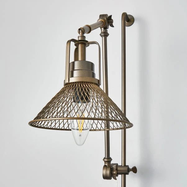 Dunelm Nicholas Industrial Adjustable Wall Light 5 Dunelm Nicholas Industrial Adjustable Wall Light - Image 3