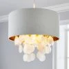 Dunelm Gemini Capiz Easy Fit Pendant 1 Dunelm Gemini Capiz Easy Fit Pendant -Dunelm Shop 30753396