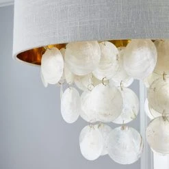 Dunelm Gemini Capiz Easy Fit Pendant 9 Dunelm Gemini Capiz Easy Fit Pendant -Dunelm Shop 30753396 alt02