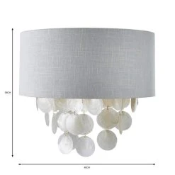 Dunelm Gemini Capiz Easy Fit Pendant 11 Dunelm Gemini Capiz Easy Fit Pendant -Dunelm Shop 30753396 alt07