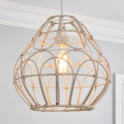 Dunelm Decorative Cane Easy Fit Pendant