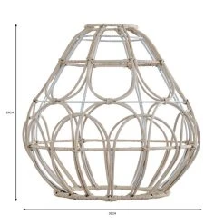 Dunelm Decorative Cane Easy Fit Pendant 13 Dunelm Decorative Cane Easy Fit Pendant -Dunelm Shop 30753398 alt07