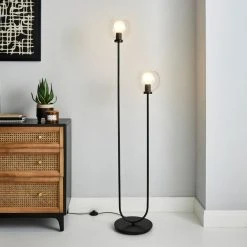 Dunelm Apartment 2 Light Floor Lamp