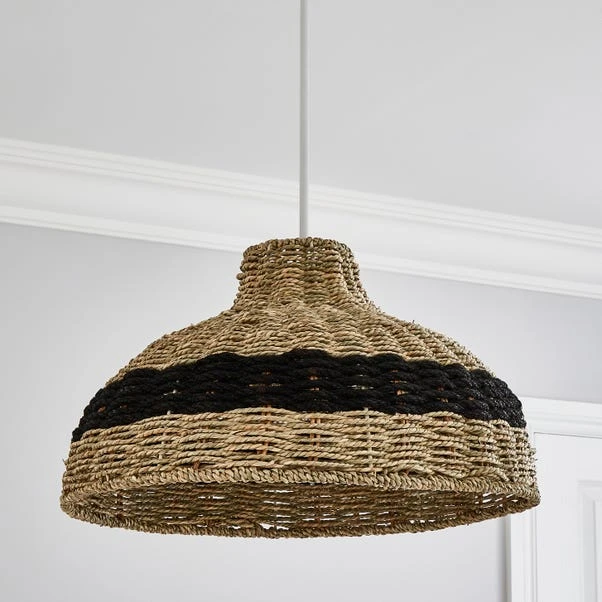 Dunelm Yanha Rattan Easy Fit Pendant 40cm 4 Dunelm Yanha Rattan Easy Fit Pendant 40cm - Image 2