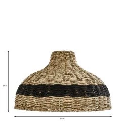 Dunelm Yanha Rattan Easy Fit Pendant 40cm 13 Dunelm Yanha Rattan Easy Fit Pendant 40cm -Dunelm Shop 30753433 alt07