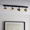 Dunelm Carter 4 Light Gold Spotlight Bar 1 Dunelm Carter 4 Light Gold Spotlight Bar -Dunelm Shop 30754822