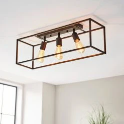 Dunelm London 3 Light Bronze Spotlight Bar